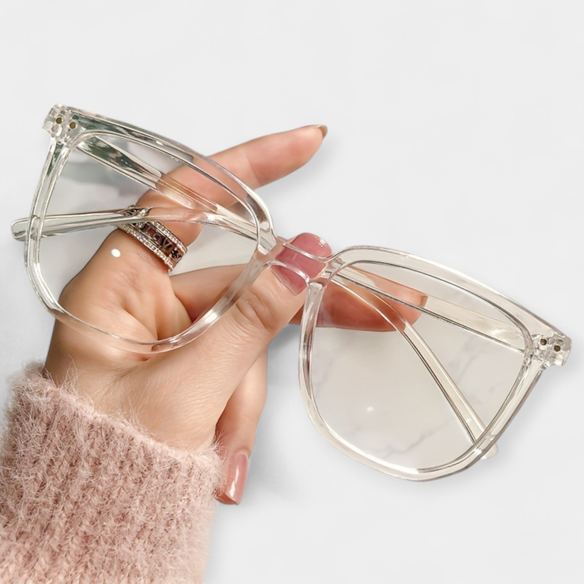 [KATEŘINA] - Čtvercové Brýle Proti Vyzařování Obrazovek Elegantní