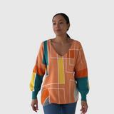 JULIETTE - Pulovr s V-výstřihem