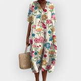 Květinové Šaty Pro Letní Dny Lehká Prodyšná Látka