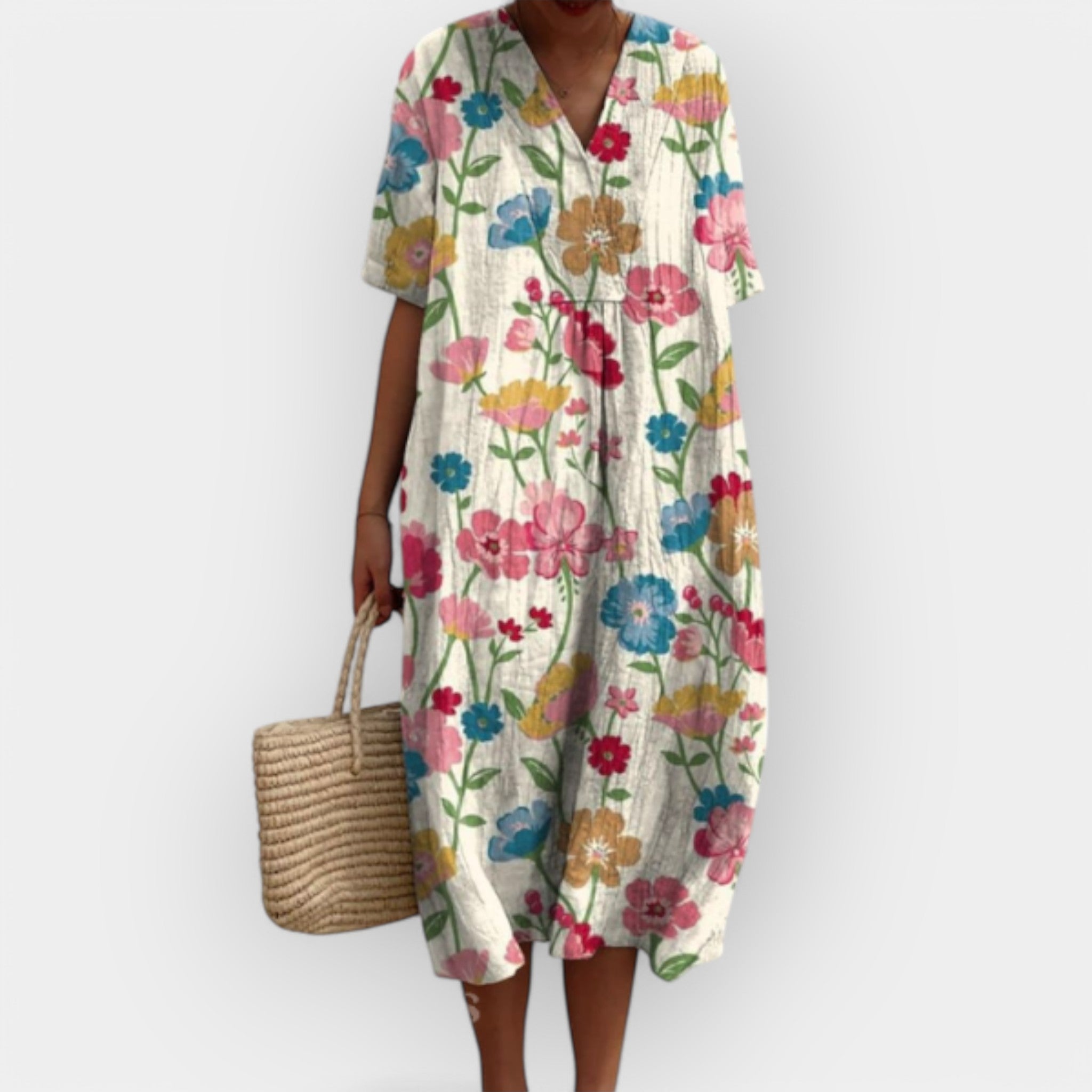 Květinové Šaty Pro Letní Dny Lehká Prodyšná Látka