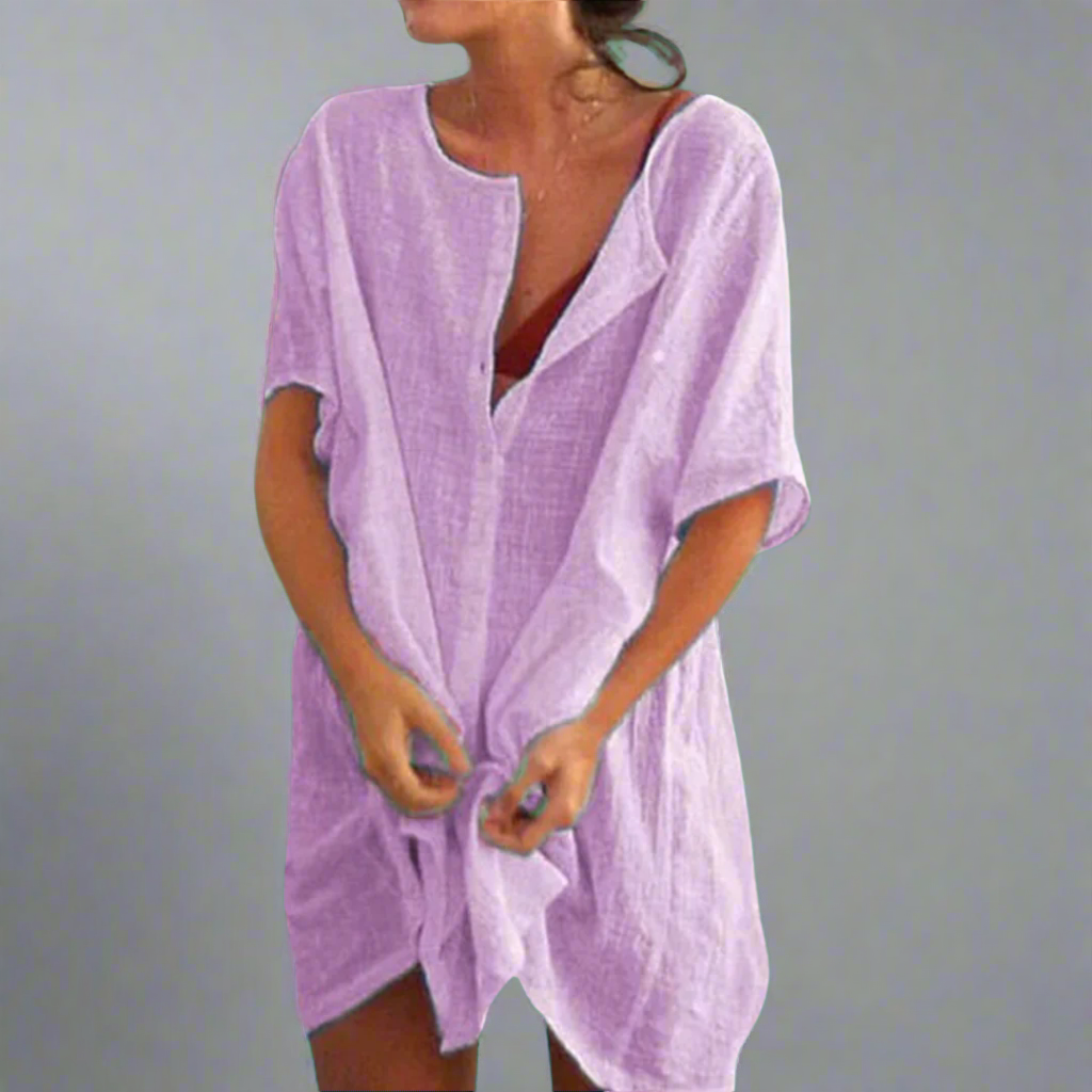 Organické Letní Šaty Z Bavlny A Lnu Pro Komfort A Vzdušnost