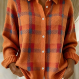 Anna™ | Měkký pletený svetr s kostkovaným vzorem