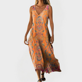 Vintage Šaty S Národním Vzorem Letní Pohodlí Na Plážové Dny