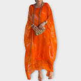 Kaftán Maxi S Průsvitnou Texturou Pro Letní Inspiraci