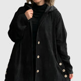 Cordia – Sametový kabát s kapucí