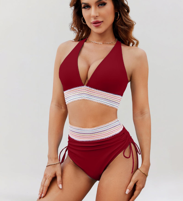 LIDIA | Bikiny set s kontrolou bříška a vysokým pasem