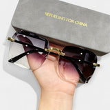 [ANETA] - Bezrámové Brýle Klasický Retro Minimalistický Nádech Lehký Materiál Denní Elegance Unisex Vzhled