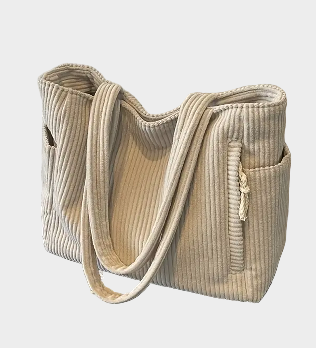 Pletená Taška Přes Rameno s Detailním Šňůrkovým Vzorem a Moderním Nádechem