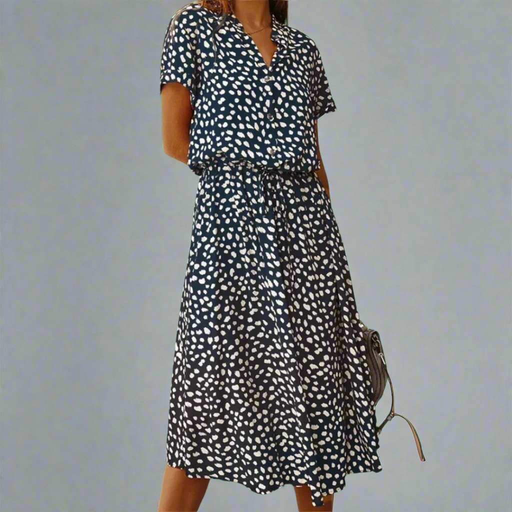 Šaty Filomena Letní Lehký Vzdušný Materiál pro Horké Dny