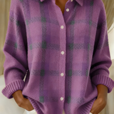 Anna™ | Měkký pletený svetr s kostkovaným vzorem