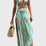 Pohodlné Šaty S Výkroji Mintové Barvy Do Letní Garderóby