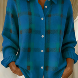 Anna™ | Měkký pletený svetr s kostkovaným vzorem