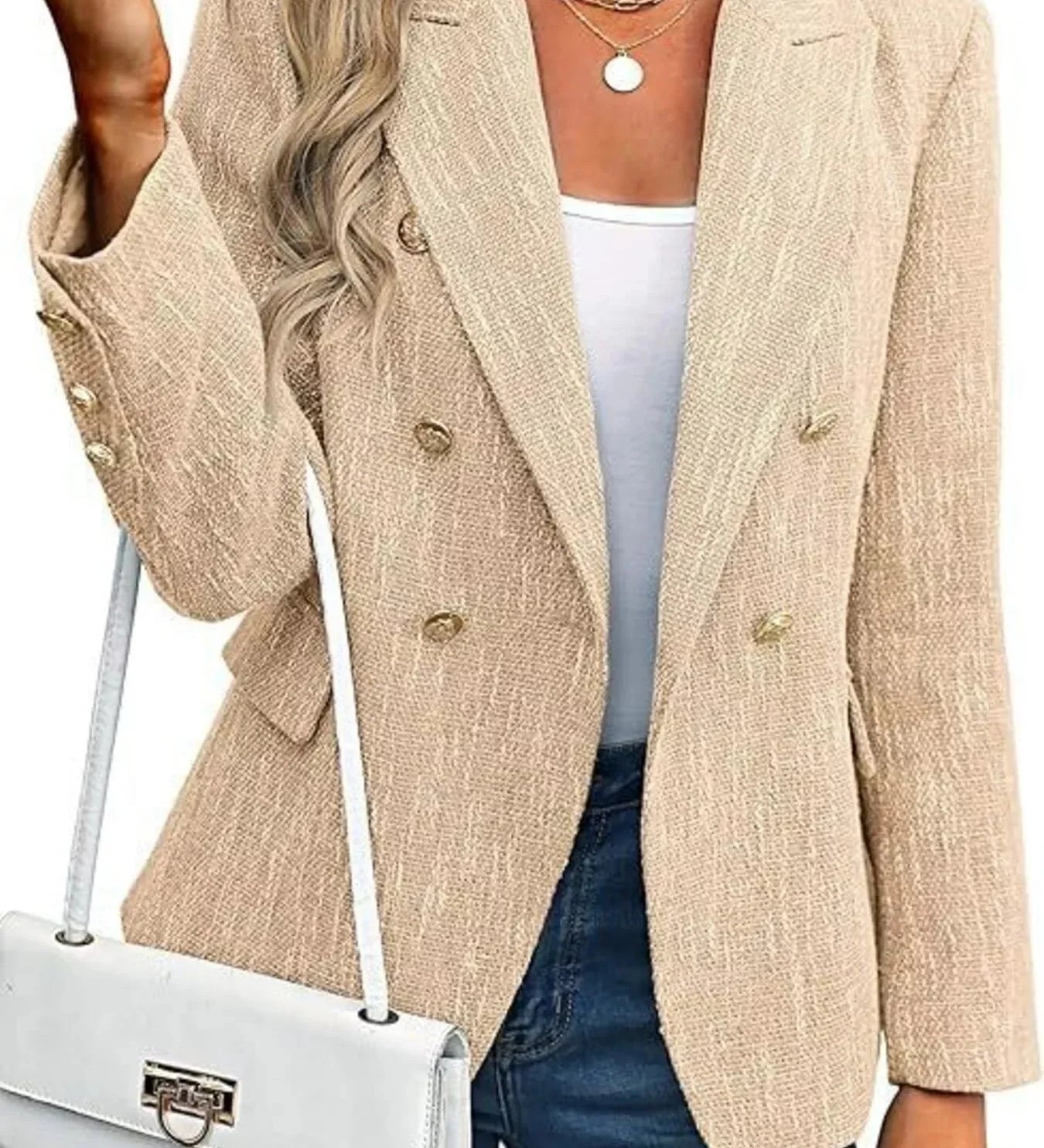 Amálie - Elegantní dvouřadový sako s klopami