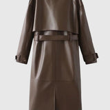 Zora – gabardénový kabát s páskem