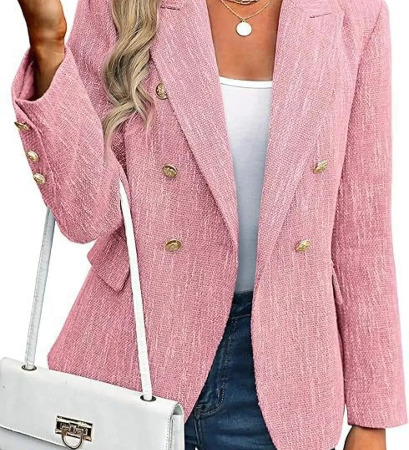 Amálie - Elegantní dvouřadový sako s klopami