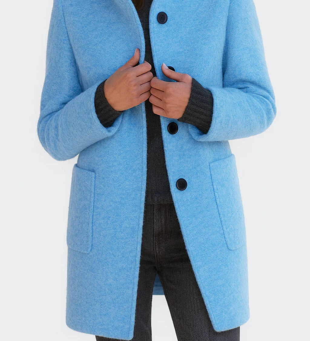 Stella - Dámská kabátová bunda s vysokým límcem