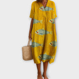 Lehká Letní Elegance S Pohodlím Uměleckým Šarmem Na Pláži