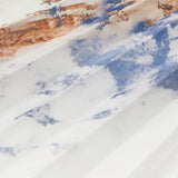 Elegantní Dlouhé Šaty S Nabranými Rukávy A Výstřihem Do V