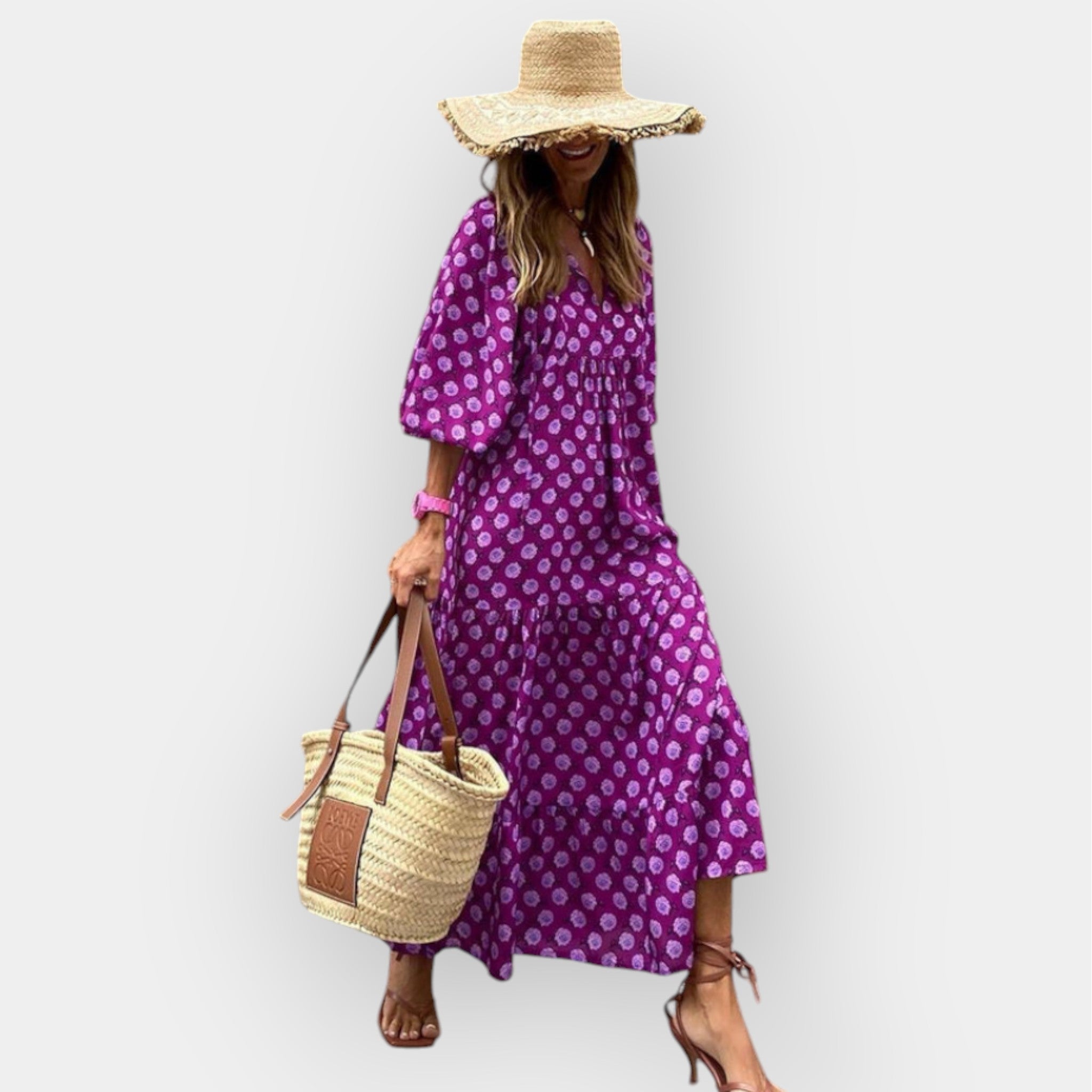 Florální Šaty S Květinovým Vzorem Pro Letní Eleganci