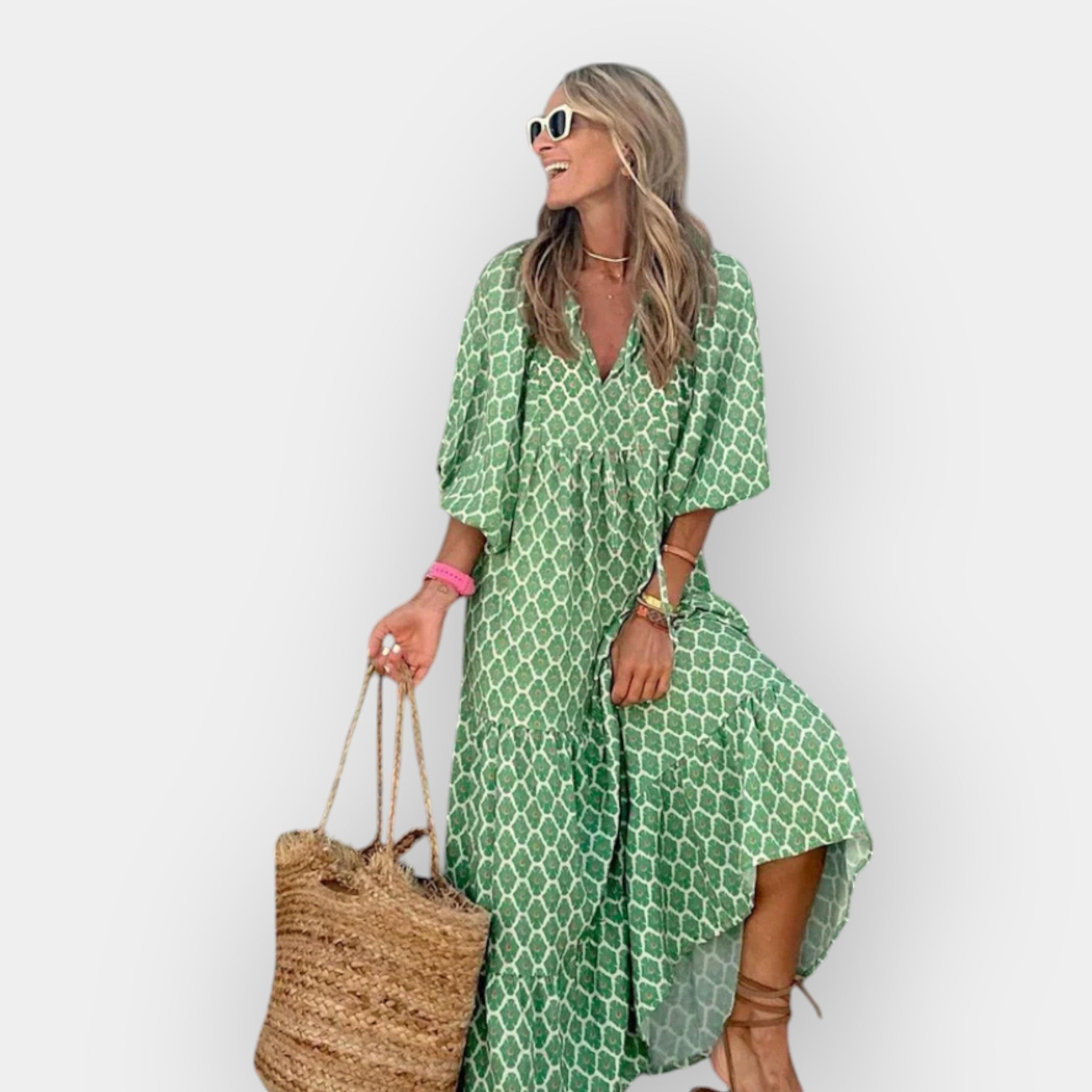 Florální Šaty S Květinovým Vzorem Pro Letní Eleganci