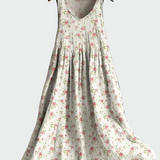 Květinové Midi Šaty S Pestrým Vzorem A Letní Eleganci