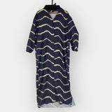 Bohemské Šaty Dlouhými Rukávy Plynulý Střih Lehký Materiál