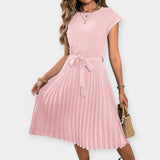 Letní Vzdušné Šaty Lehký Prodyšný Střih Elegantní