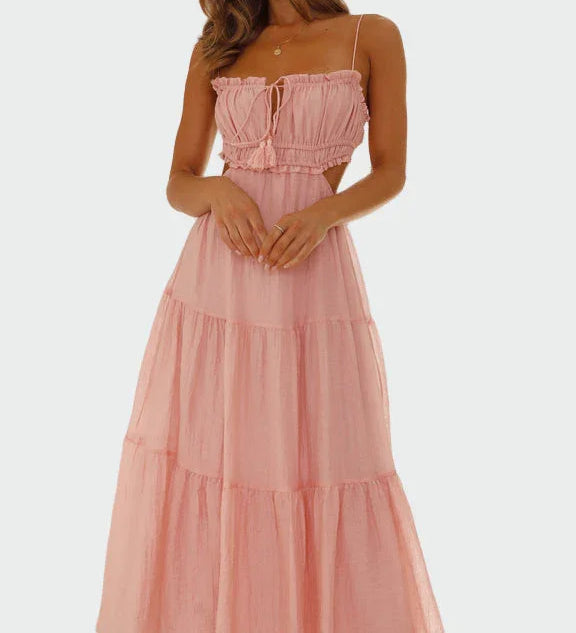 Šaty Lehká Elegance Romantický Střih Vzdušný Materiál