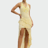 Denisa | Mini Šaty Elegantní S Dekolt a Jemným Řasením Pro Párty