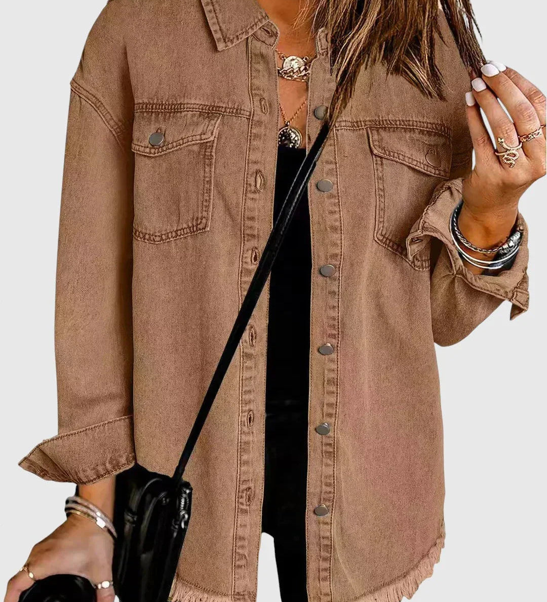 Roza – Dámská městská kožená bunda