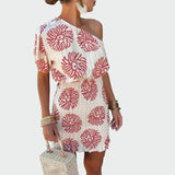 Elegantní Asymetrické Šaty Lehká Látka Pro Ženy S Pohybem