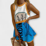 Isoria Mini Šaty S Mořským Nádechem Pro Letní Dny Pohodu