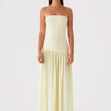 Dominika Maxi Šaty Bez Ramínek S Asymetrickou Pásovou Řezbou