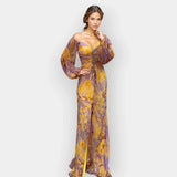 Vzdušné Šaty S Rozparkem Lehký Materiál Komfortní Elegantní