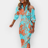 Letní Šaty Slunečné Dny Lehký Materiál Pohodlný Střih