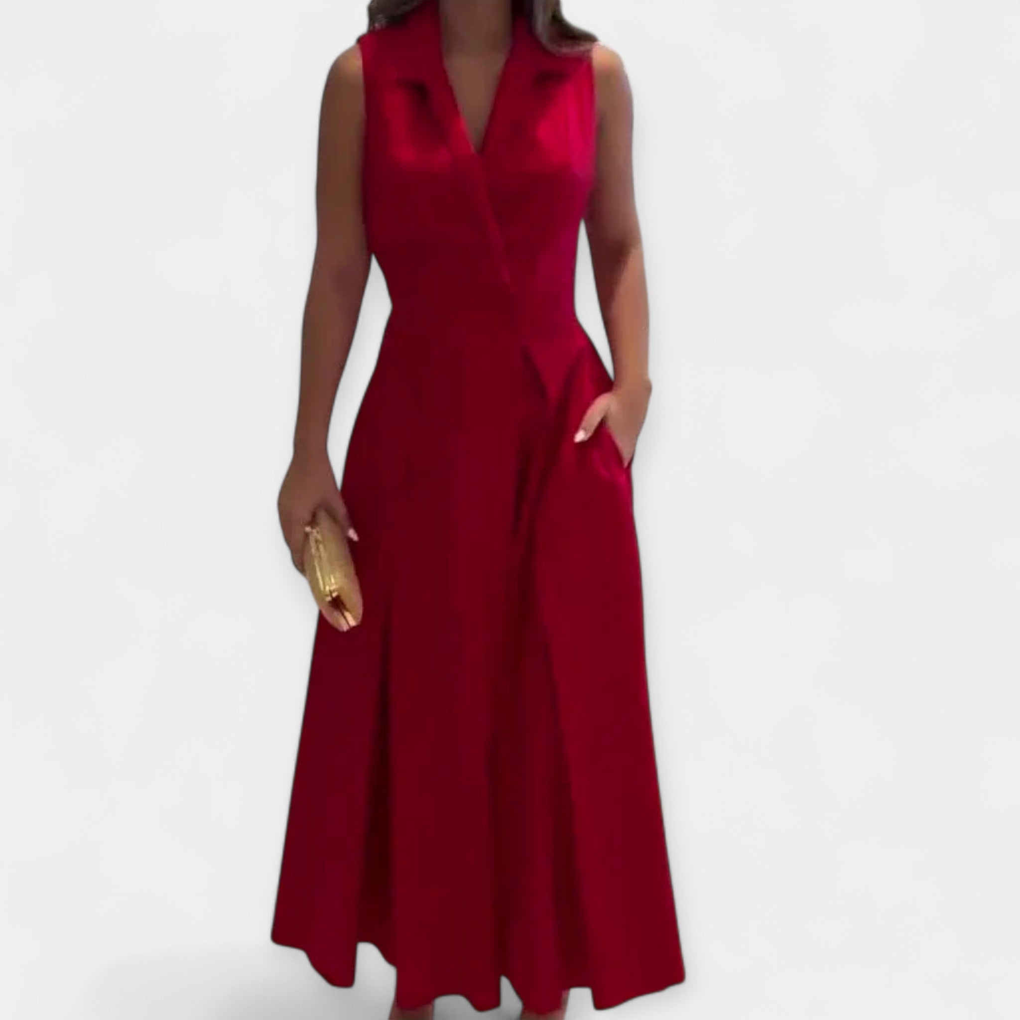 Midi Šaty S Límem Letní Lehké Aline Střih Na Každý Den