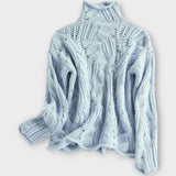 Pletený Svetr S Texturou A Rolákem Pro Každou Příležitost