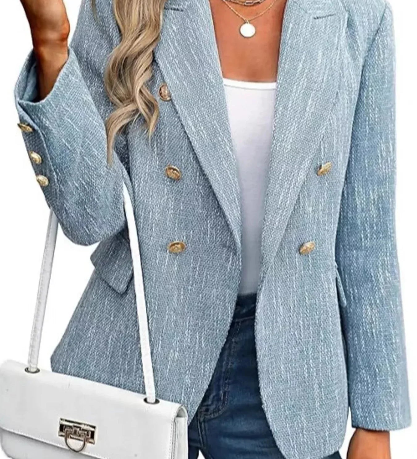 Amálie - Elegantní dvouřadový sako s klopami