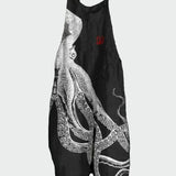 Dámská Overal S Širokými Nohavicemi S Motivem Chobotnice