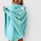 Pletená Kardigán S Kapucí Pro Pohodlí Po Celodenním Nošení