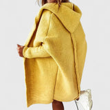 Pletená Kardigán S Kapucí Pro Pohodlí Po Celodenním Nošení