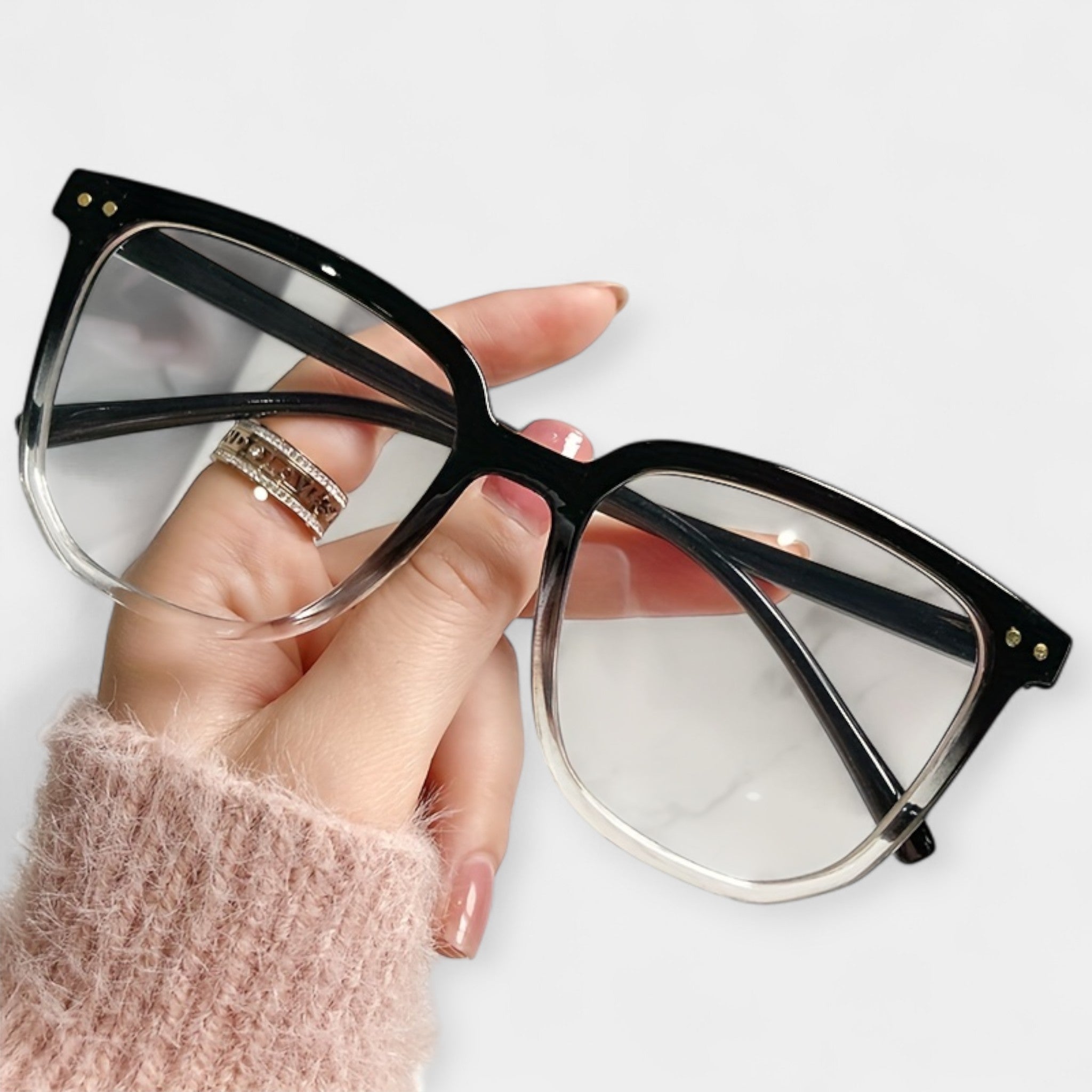 [KATEŘINA] - Čtvercové Brýle Proti Vyzařování Obrazovek Elegantní