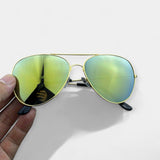 TEREZA - Stylové Retro Sluneční Brýle S Zrcadlovými Skly A Elegantním Zlatým Rámem Pro Moderní Ženy V Inpired Looku