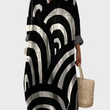 Letní Umělecké Šaty Lehký Materiál a Volný Pohyb Stylově