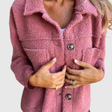 Nora – Teddy bunda na knoflíky