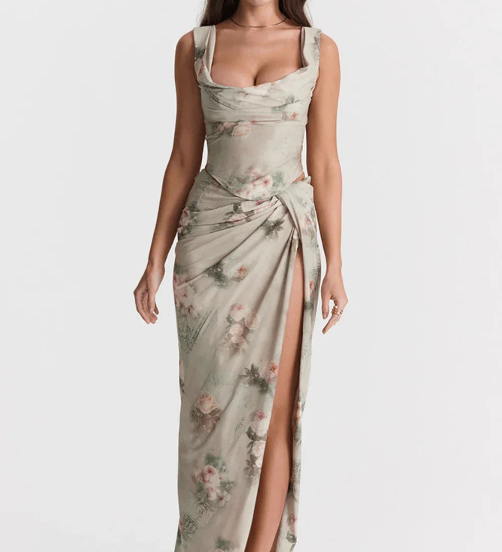 Ivelle Šaty Se Výrazným Střihem A Rozparekem Na Večer