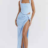 Ivelle Šaty Se Výrazným Střihem A Rozparekem Na Večer