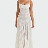 Edita | Dlouhé Květinové Šaty Lehká Vzdušná Silueta Letní Dny