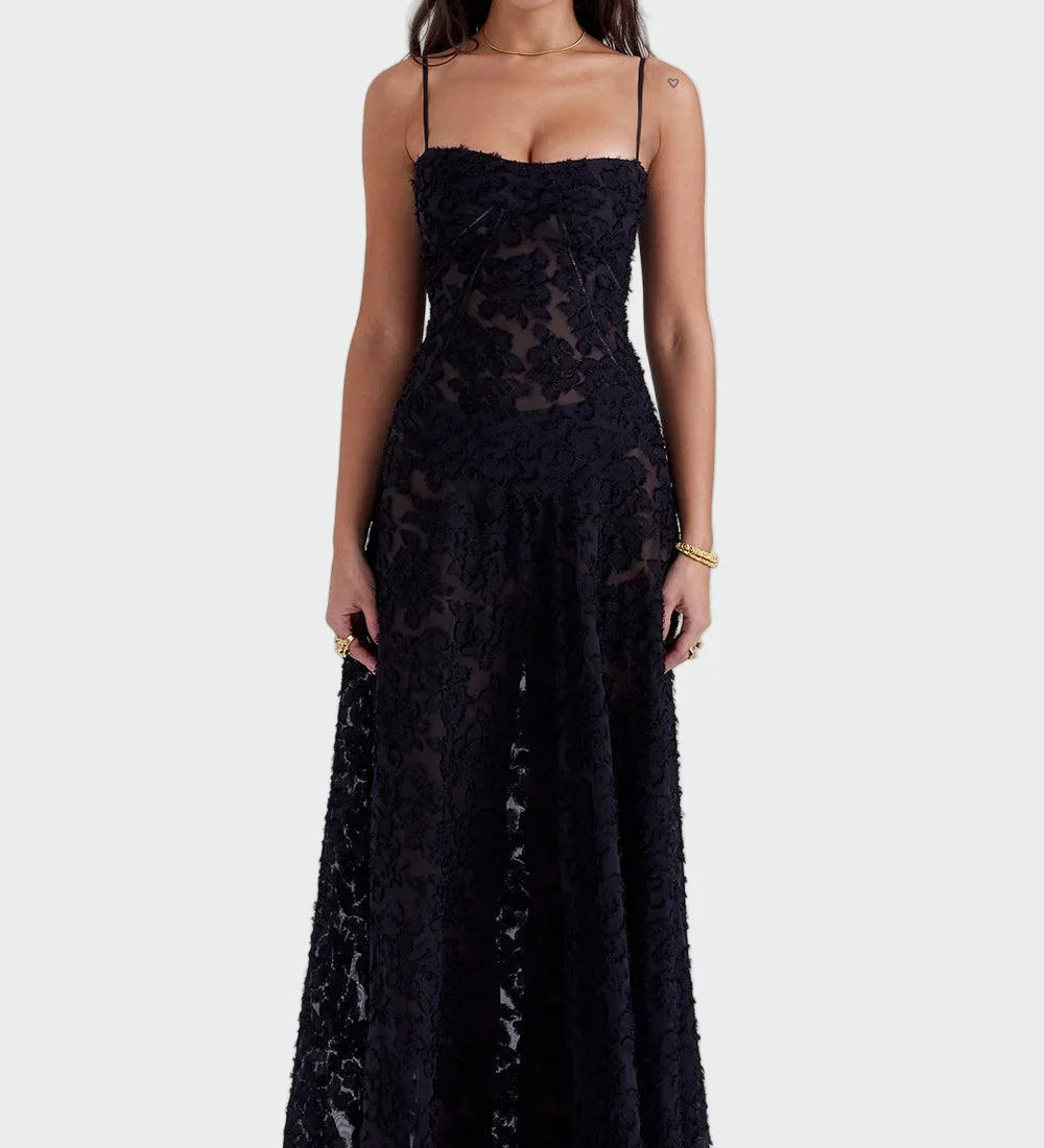 Edita | Dlouhé Květinové Šaty Lehká Vzdušná Silueta Letní Dny