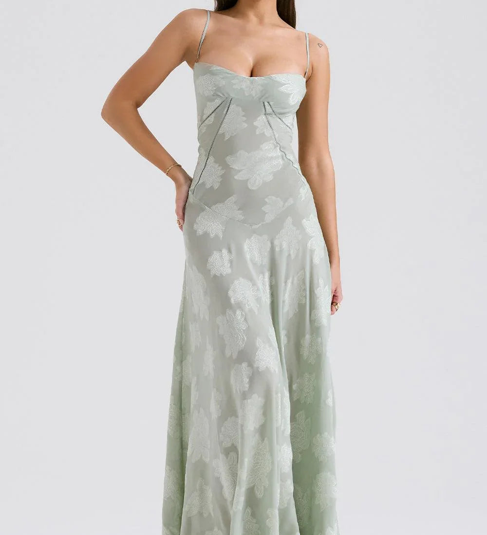 Edita | Dlouhé Květinové Šaty Lehká Vzdušná Silueta Letní Dny